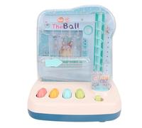 Generic Macchina da Gioco Educativa Interattiva per Bambini con Pista da Gioco, Pensiero Logico Che Migliora il Giocattolo Puzzle per Materiale Plastico per la Ricreazione della Famiglia (BLUE)