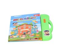 Generic Macchina Giocattolo Multifunzionale per L'apprendimento dello Spagnolo e Dell'inglese, E-book Divertente per Bambini Sopra i 3 Anni, ABS Resistente, Dimensioni Compatte 10 X 9,4 Pollici