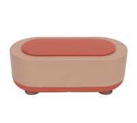 Generic Macchina per Detergente per Gioielli, Multifunctional Compact One Pulsante Funzionamento a Batteria 800Mah Macchina per la Pulizia Ad Ultrasuoni per Protesi (PINK)