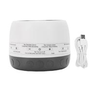 Generic Macchina per il Rumore Bianco, Altoparlante Portatile con Memoria Alimentato Tramite USB Macchina per il Suono del Sonno con 13 Suoni per il Sonno di Neonati e Adulti