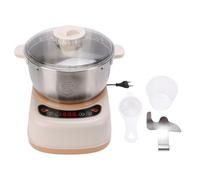 Generic Macchina per Impastare Elettrica Automatica in Acciaio Inossidabile da 120 W 5 Litri, Impastatrice per Farina con Funzione di Fermentazione per Pane Pizza, Lievito Naturale (Spina europea