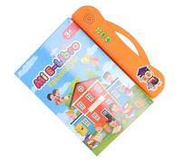 Generic Macchina per L'Apprendimento Giocattolo per L'insegnamento Dell'inglese Spagnolo Materiale ABS Sicuro con Apprendimento Musicale per Bambini Sopra i 3 Anni Dimensioni 25,5 X 24 Cm (ORANGE)