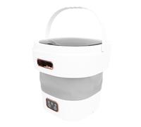 Generic Macchina per Lavanderia Pieghevole, Lavatrice Portatile 12L Al Dormitorio (Spina europea)