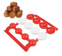 Generic Macchina per Polpette, Facile Strumento Fatto in Casa per Cucinare in, Risparmia Tempo e Fatica per la Preparazione Quotidiana dei Pasti, Materiale ABS più Sana, Polpette per Chef Domestici