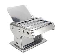 Generic Macchina per Sfogliare la Pasta, Pratica Macchina Manuale Multifunzionale per Tagliatelle in Acciaio Inossidabile per la Pelle di Gnocchi (SILVER)