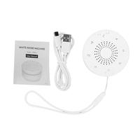 Generic Macchina Portatile per il Rumore Bianco 30 Suoni Rilassanti - Macchina per il Suono Ricaricabile per Dormire con Timer Blocco Bambini (WHITE)