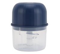 Generic Macinino Aglio, Aglio Elicola Elettrico 3 Lame per Noci (BLUE)