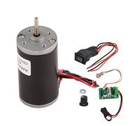 Generic Magnete Permanente Motore CC, Mini Rumore Basso con Regolatore di velocità Ad Alta velocità CW Motori CCW, Motore a Magnete Permanente CC per Progetti di Generatore Fai - -te (12V8000RPM)
