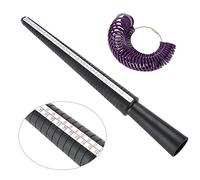 Generic Mandrino per Anelli Stick Set di Strumenti per la Misurazione di Gioielli per Misure Precise US HK Misurazione del Dito Misuratore di Anelli in Plastica per Fedi Nuziali, di Classe e Altro 1