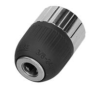 Generic Mandrino per Trapano a Serraggio Manuale con Foro Piccolo Filettato per Trapani a Percussione, Intervallo di Serraggio da 2-13 Mm, 3/8-24UNF per Trapani Elettrici, Materiale in Acciaio