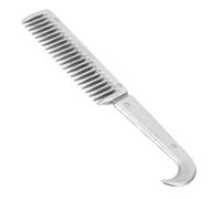 Generic Mane da Cavallo e Pennello di Coda, Pettine Al Curry per Pettine a Cavallo in Metallo a per Criniera e Coda per Pulire i Rimozione di Nodi Sottopelo Sciolti (6.5in)