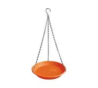 Generic Mangiatoia E Abbeveratoio per Uccelli Da Appendere, Stazione di Abbeveraggio per Uccelli, Decorazione Da Giardino con Catena per Il Cortile, Rosso Bruno