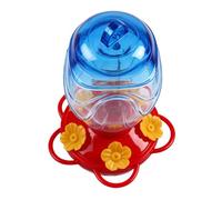 Generic Mangiatoia per Uccelli in Vetro per Bottiglia Decorativa e Comoda per gli Appassionati della Natura Negli Spazi Esterni 700 G (BLUE)