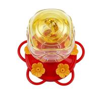 Generic Mangiatoia per Uccelli in Vetro per Bottiglia Decorativa e Comoda per gli Appassionati della Natura Negli Spazi Esterni 700 G (YELLOW)