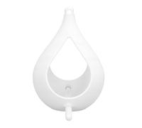 Generic Mangiatoia per Uccelli Sospesa a Forma di Goccia di Pioggia con Palo per Pesce Persico Facile Visualizzazione per gli Appassionati di Uccelli e gli Amanti del Giardino (WHITE)