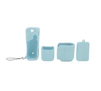Generic Manica della Telecamera in Silicone per la Lente Protettiva a Tasca 3 Graffi Copre una Custodia in Silicone Leggera per Accessori per Fotocamere Portatile (BLUE)