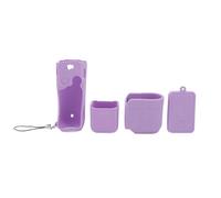 Generic Manica della Telecamera in Silicone per la Lente Protettiva a Tasca 3 Graffi Copre una Custodia in Silicone Leggera per Accessori per Fotocamere Portatile (PURPLE)