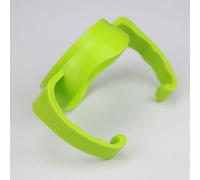 Generic Manico per Biberon in Materiale Sicuro, Morbido e Flessibile, Facile da Installare, Manico per Biberon a Collo Largo, per Genitori Piccoli, PP (GREEN)