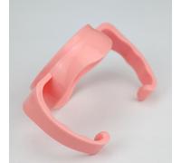 Generic Manico per Biberon in Materiale Sicuro, Morbido e Flessibile, Facile da Installare, Manico per Biberon a Collo Largo, per Genitori Piccoli, PP (Roseo)