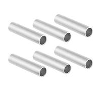 Generic Manicotto per Albero di Supporto per Tubo in Alluminio da 10 Pezzi, Robusto e Resistente Alla Corrosione, Progettato per il Supporto Strutturale Nella Robotica, Diametro Esterno 12 Mm,