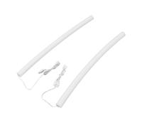 Generic Manicotto per Tubo ARGB Panoramico a 360 Gradi per Raffreddamento Ad Acqua, Set di Manicotti in Silicone da 2 Pezzi per Refrigeratore D'acqua Originale 41-45 Cm, 35 Perline, Lunghezza 15,35"