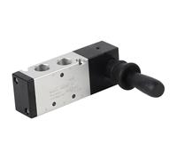 Generic Mano della Valvola Pneumatica, Valvola Manuale di 5 Porte 3 di Posizione Difficile per l'uso, dell'aria, Scuola di Laurea per la Casa di Laboratorio (4H330-10)