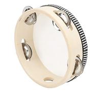 Generic Mano -Tambourine, Facile da Trasportare da 154 Mm il Suono Tagliente di Tambourine Migliora il Talento Musicale per la Danza