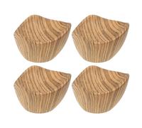 generic Manopola Per Coperchio Pentola Effetto Legno Con Viti Set 4 Pz Manopole Sostitutive Antiscottatura Per Pentole Padelle Accessori Cucina Universali 2.36X2.36X1.57In