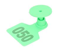 Generic Marchi Auricolari Numerati per Suini, Etichette Identificative per L'identificazione Dell'azienda Agricola Resistenti Agli Agenti Atmosferici, PP Resistente e Rame, 100 Pezzi
