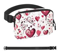 Generic Marsupio a tracolla Love Elements-361 per uomini e donne, borsa da cintura per viaggi, casual, passeggiate, corsa, escursionismo, ciclismo, 4 x 23 x 15 cm, multicolore, 4 x 23 x 15 cm,