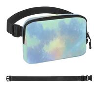 Generic Marsupio colorato Tie Dyeing-107 per uomini e donne, marsupio con tracolla regolabile, borsa a tracolla alla moda ovunque, per viaggi all'aperto, corsa, escursionismo, 4 x 23 x 15 cm,