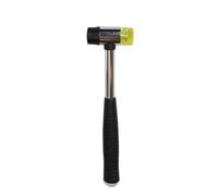 Generic Martello in Gomma Martello a Doppia Testa Mazzuolo Utensile Manico Antiscivolo Impugnatura Ergonomica Struttura Robusta E Colpi Delicati Senza Danni, B Diametro Martello In Gomma 30mm