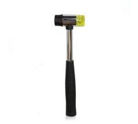Generic Martello in Gomma Martello a Doppia Testa Mazzuolo Utensile Manico Antiscivolo Impugnatura Ergonomica Struttura Robusta E Colpi Delicati Senza Danni, A Diametro Martello In Gomma 25mm