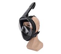 Generic Maschera per lo Snorkeling a Secco a Faccia Piena, Vista Panoramica a 180 °, Silicone Che Respira a Piena Snorkeling Facciale Guardia Anti Nebbia Splashproof per Immersioni (S/M)