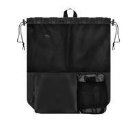 Generic Mash Drowstring Zackpack RucksAck Practical Sports Gym Pack per donne uomini per allenare lo spostamento delle escursioni in campeggio in campeggio, Nero