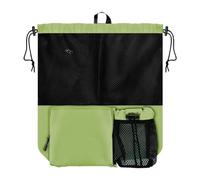 Generic Mash Drowstring Zackpack RucksAck Practical Sports Gym Pack per donne uomini per allenare lo spostamento delle escursioni in campeggio in campeggio, Verde