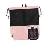 Generic Mash Drowstring Zackpack RucksAck Practical Sports Gym Pack per donne uomini per allenare lo spostamento delle escursioni in campeggio in campeggio, Rosa