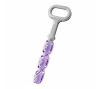 Generic Massage Roller Rullo Massaggio Schiena Strumento Automassaggio Rullo Muscolare Roller Corpo con Sfere Rotanti in Polipropilene per E Recupero Adatto a Ufficio Palestra Viaggio Casa, Viola