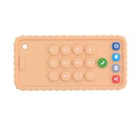 Generic Massaggiagengive a Forma di Telefono per Bambini Giocattolo Sensoriale da Masticare in Morbido Silicone con Pulsanti in Rilievo e Colori Vivaci Tasti Numerici per Esplorazione Tattile e