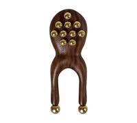 Generic Massaggiatore Facciale Manuale a Forma di Rana, Strumento Gua Sha in Legno