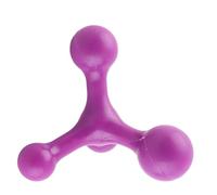Generic Massaggiatore Muscolare Portatile Dal Design Ergonomico, Struttura Triangolare, Strumento per Massaggio del Collo Rilassante Profondo, per i Muscoli della Schiena, Viola, Viaggio