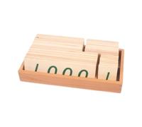 Generic Materiale Didattico di Matematica: Carte Numeriche Da Scatola, per Bambini Dai 3 Ai 7 Anni, Regalo Perfetto per La Scuola, L Wood, Taglia unica bambino