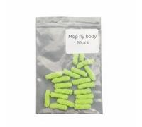 Generic Materiale per Esche da Pesca Mop Fly Corpo Esca Filato Chenille Fibre Soffici Compatte per Corpi Realistici Grub Colori Vivaci per Diverse Acque