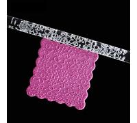 Generic Mattarello Acrilico per Torte Fai-da-te con 28 Modelli Diversi Impugnatura Facile da Impugnare per gli Appassionati di Pasticceria (#5)