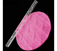 Generic Mattarello Acrilico per Torte Fai-da-te con 28 Modelli Diversi Impugnatura Facile da Impugnare per gli Appassionati di Pasticceria (#17)