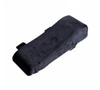 Generic Memory Foam Poggiabraccio Ergonomico Cuscino Supporto Elbow Pad Cristallo Velvet Adatto per Scrivania Gaming Lavoro Casa, Black