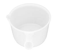 Generic Mestolo per Acqua Manico Corto Comodo Materiale PE per Fare il Bagno Lavare le Verdure 1 unità (WHITE)
