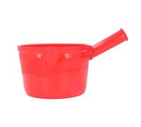 Generic Mestolo per Acqua Manico Corto Comodo Materiale PE per Fare il Bagno Lavare le Verdure 1 unità (rosso)