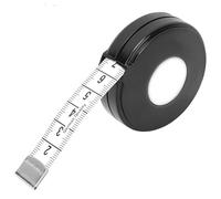 Generic Metro a Nastro Retrattile in Tessuto Morbido, Righello da Sarto per il Controllo della Vita di 150 Cm (WHITE)