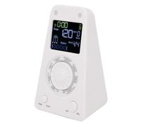 Generic Metronomo Elettronico Universale 10 Toni per Chitarra, Pianoforte, Sessioni di Pratica di Batteria, Gamma di Accordatura 2A - 6A (WHITE)